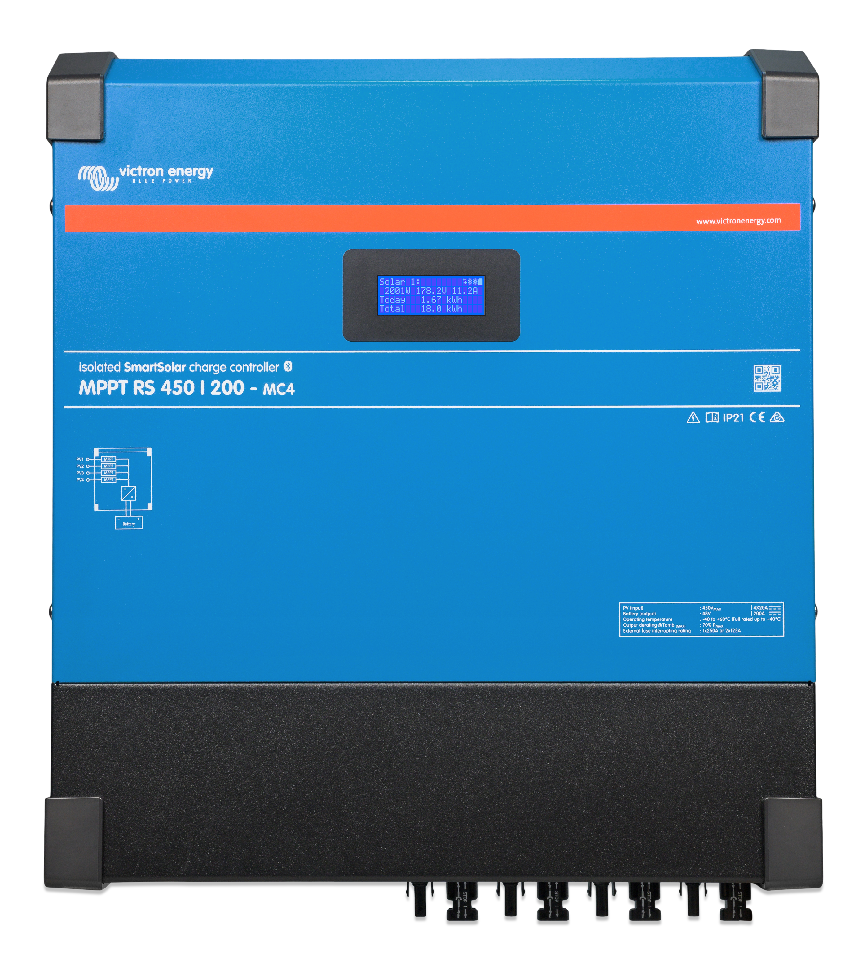 Victron SmartSolar MPPT RS 450/200-MC4