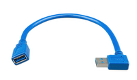 Victron USB extension cable 0,3m one side right angle